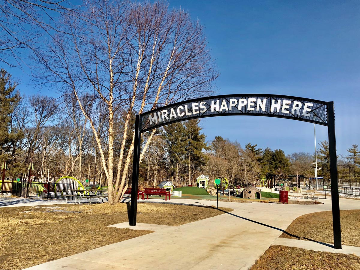 Miracle League Park Entrance Sign