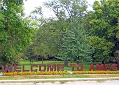 Ames Welcome Sign Project, 1975